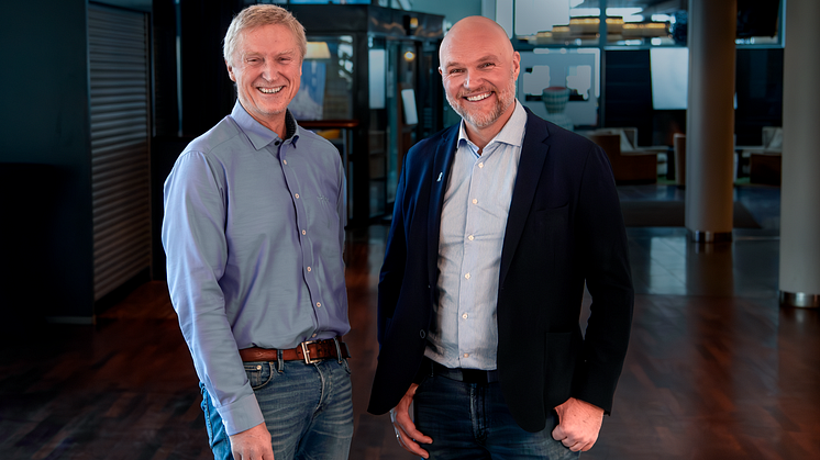 Trond Løfqvist i Trainor og konferansier Tommy Lundekvam gleder seg til interessante foredrag og gode diskusjoner når energibransjens store fagsamling går av stabelen. Foto: Heidi S. Middleton  