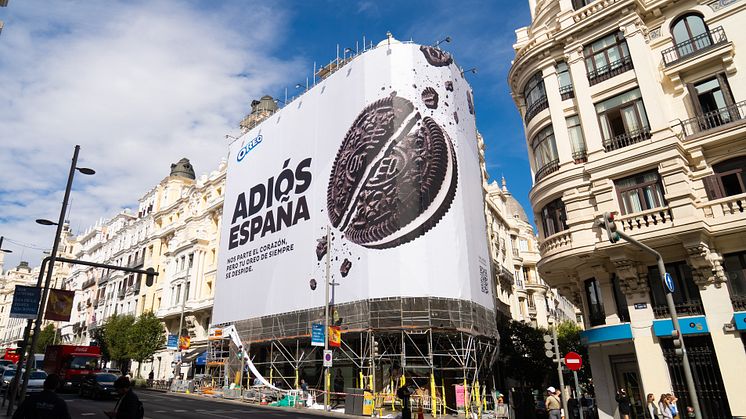 ‘Adiós, España’: OREO lanza mensajes de despedida en España 