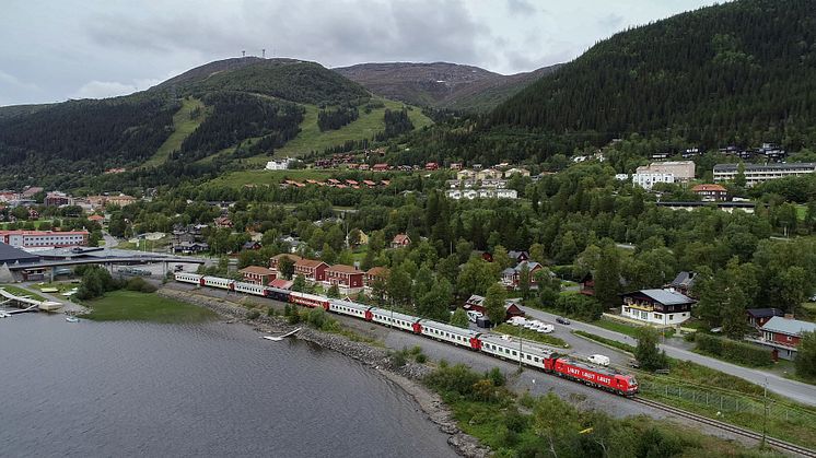 Snälltåget på Åre station