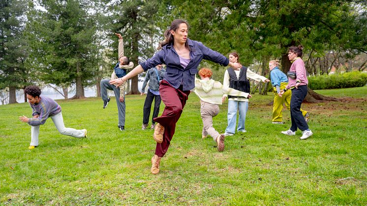 Norrdans parkföreställning Stuff in the Park för nypremiär 28 maj. Foto: Lia Jacobi