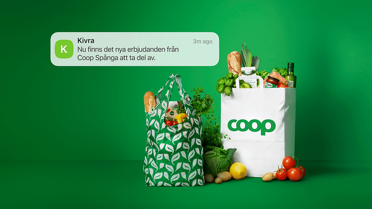 Över en halv miljon vill ha Coops reklamblad i Kivra 