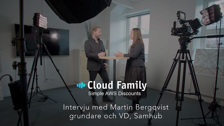 Videointervju: Så optimerade Samhub sin molnanvändning och minskade kostnaderna med Cloud Family!