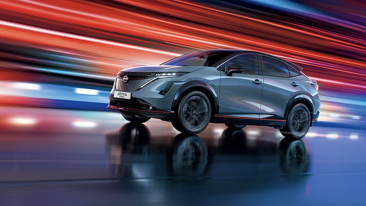 Dynaaminen, ketterä ja rohkean persoonallinen ARIYA NISMO on Nissanin erinomaisen suorituskyvyn ruumiillistuma.
