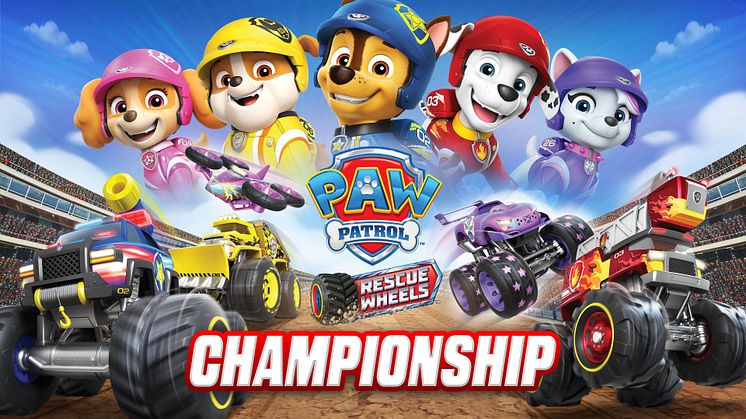 Get Ready to Race! PAW Patrol™ is Back with a New Monster Truck Adventure in PAW Patrol Rescue Wheels: Championship