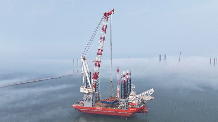 Kongsberg Maritime will supply a package of mission-critical technology COSCO’s latest Wind Turbine Installation Vessel (WTIV), which is being built by Cadeler,