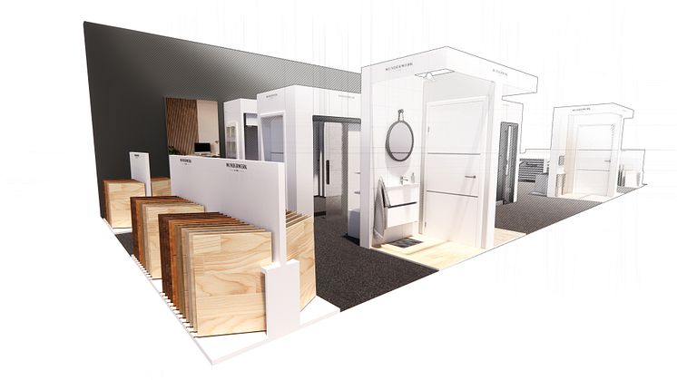 Ein modulares Ausstellungssystem bringt die Produkte der hagebau-Eigenmarke WUNDERWERK est. 1964 professionell und kundenorientiert zur Geltung. Foto: hagebau (Abdruck honorarfrei)