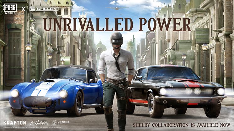 PUBG MOBILE TEAMS UP WITH SHELBY AMERICAN TO BRING CLASSIC PERFORMANCE CARS TO THE BATTLEGROUNDS