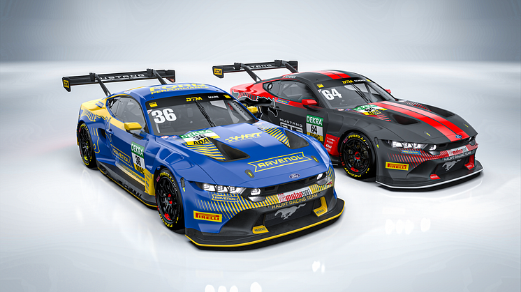 Die neuen Mustang GT3 für die DTM 2025