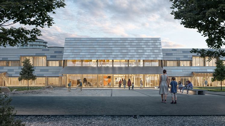 Vejle Kulturhus. Visualisering: AART