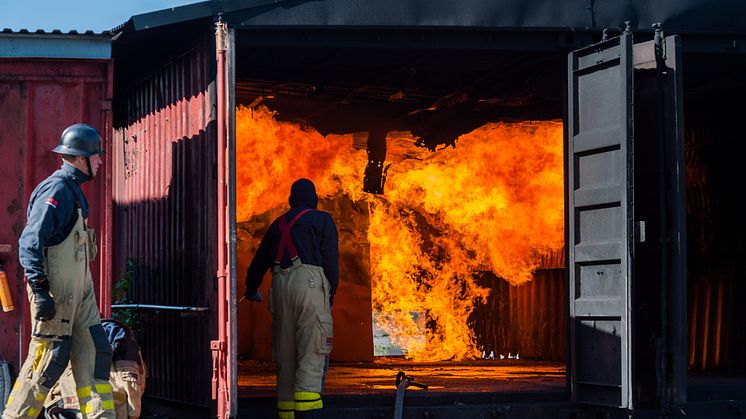 Securitas utbildar deltidsbrandmän på uppdrag av MSB