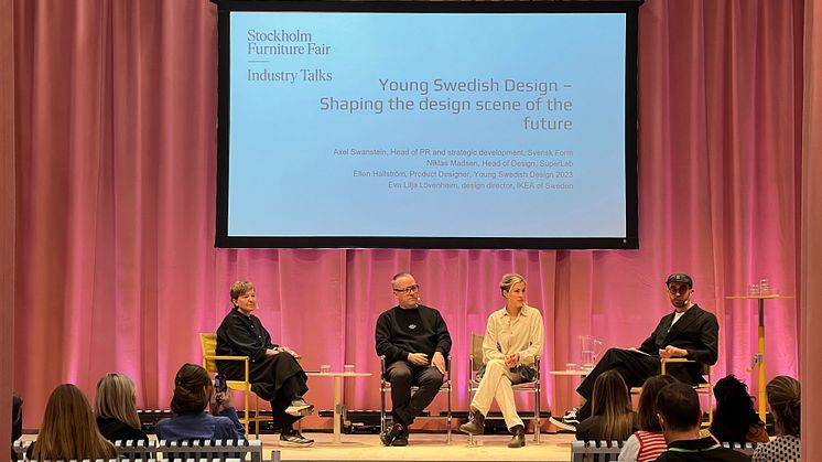 Panelsamtal med Eva Lilja Löwenhielm, Niklas Madsen, Ellen Hallström och modererat av Axel Swanstein