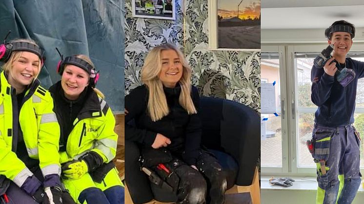 Sex byggtjejer från Katrineholm hyllas nationellt