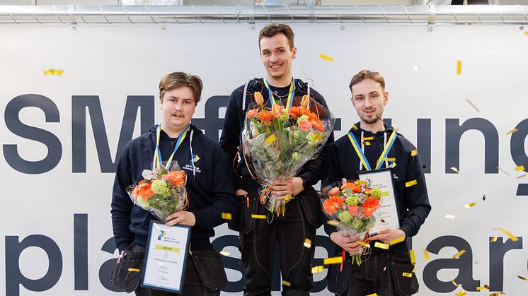 SM-medaljörerna i SM för unga plåtslagare 2025
