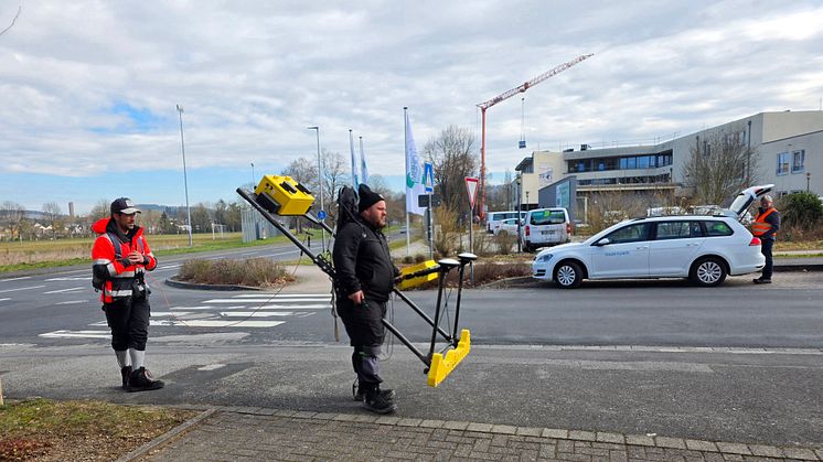 Das Gasnetz in Marktheidenfeld, Volkach, Ebern und Gerolzhofen wird derzeit elektromagnetisch untersucht.