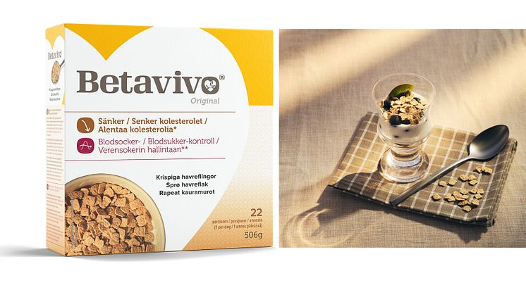 Börja året med en ny vana! Sänk kolesterolet med en daglig portion Betavivo havreflingor