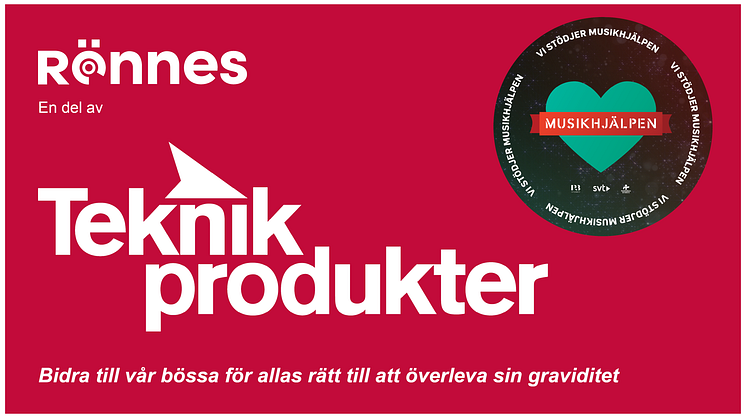 Vi stödjer Musikhjälpen