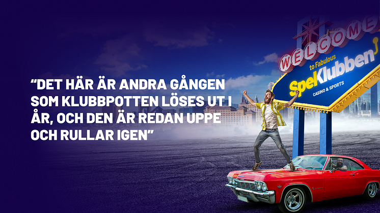 Klubbpotten vinns igen – 1,50 kronor blev till Las Vegas-resa