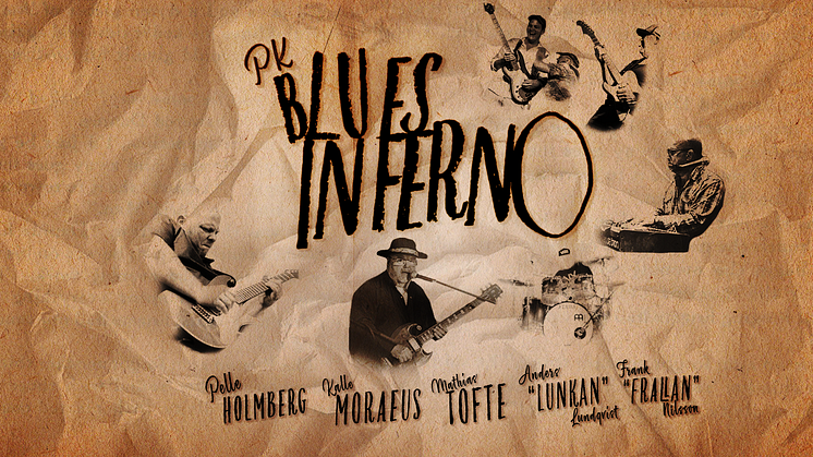 PK Bluesinferno med Pelle Holmberg och Kalle Moraeus intar Sara kulturhus i maj.