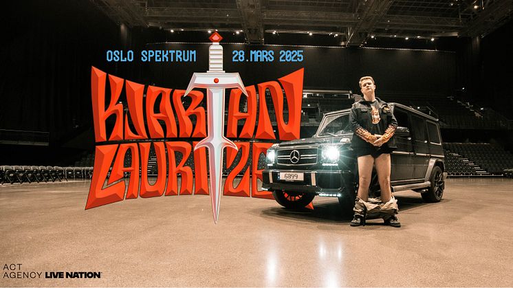 KJARTAN LAURITZEN FEIRER LIVET I OSLO SPEKTRUM FREDAG 28. MARS 2025! 