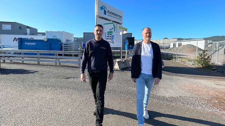 Daniel Themte Martinsen og Arild Nielsen er den nye ledelsen i Fjordbyen Innkvartering AS.