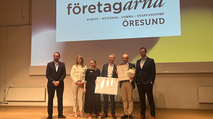 Företagarna Öresund, i samarbete med Swedbank och Sparbanken Skåne, utser Hr Björkmans Entrémattor AB till Årets Hållbara Företagare 2025