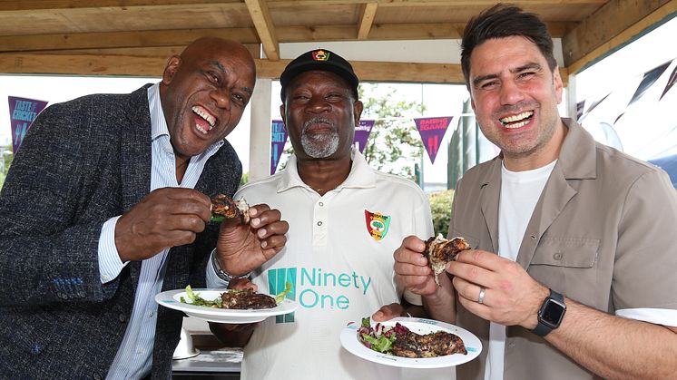 ECB and Shepherds Bush Cricket Club host 'Taste of Cricket' event to celebrate inclusivity in the game, with special guests Ainsley Harriott and Chris Jordan 