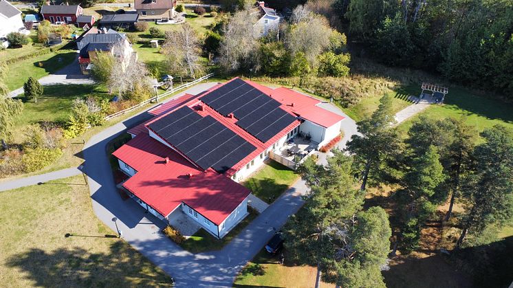 Solcellsinstallation på Gruppboende Skogshyddan i Eksjö