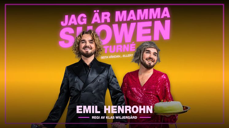 ”Jag är mamma – showen” med Emil Henrohn fortsätter hösten 2025!