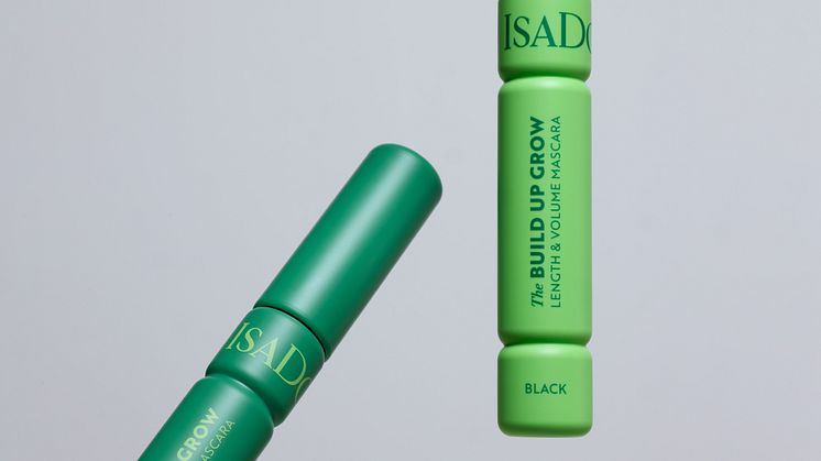 The new Build Up Grow Length & Volume Mascara features a plant-based formula that strengthens and enhances lashes over time