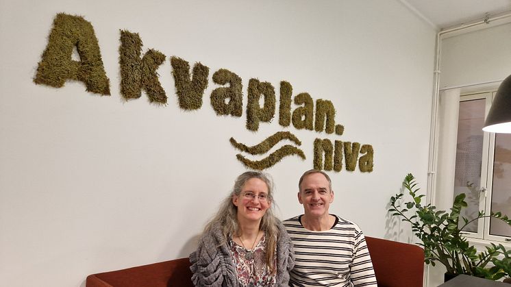 Eva Leu and Paul Renaud from Akvaplan-niva (Photo: Trude Borch)