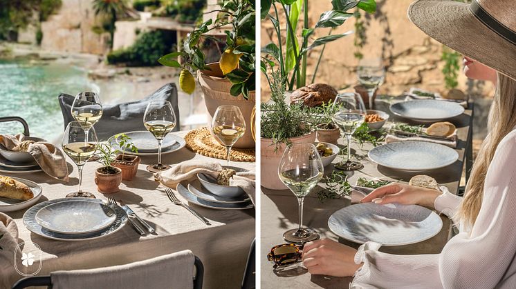 Servisnyhet! Côte d'Azur - en kollektion som får dig att uppleva en bit av det ljuva livet på Franska Rivieran - hemma!