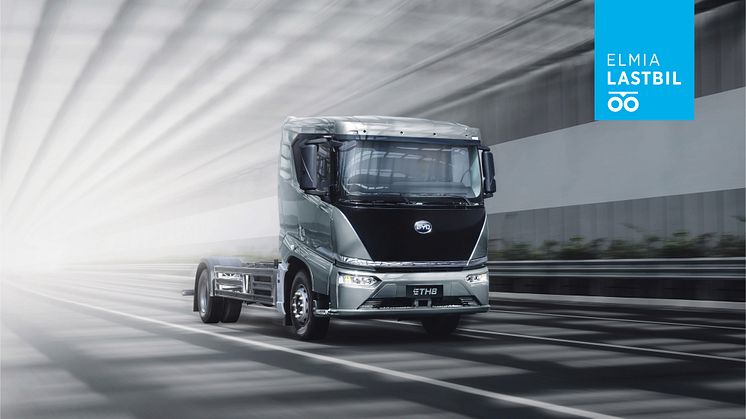 BYD Trucks presenterar sina helt elektriska lastbilar på Elmia Lastbil 2024