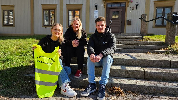 Ungdomsoacherna Felicia Lind, Linda Lotsengård och Martin Björkesjö hoppas på stort engagemang från vårdnadshavare och andra vuxna.