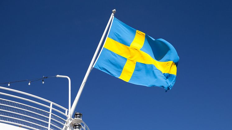 Svenskflaggat fartyg. 