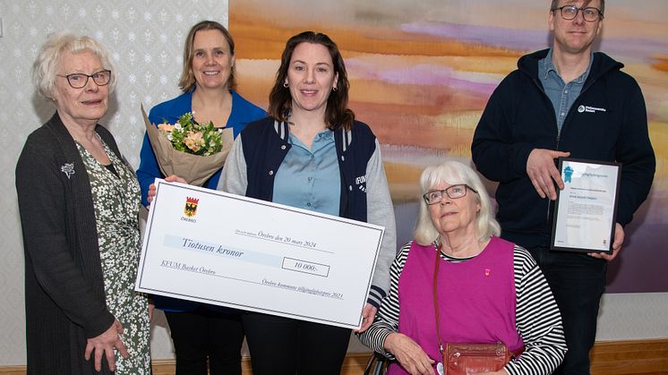 Tillgänglighetspriset 2023 gick till KFUM Basket Örebro!