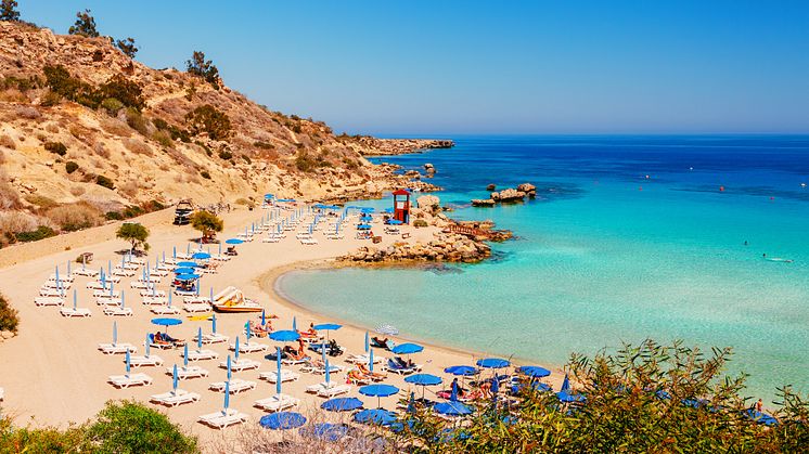 Vackert landskap nära Nissi beach och Cavo Greco i Ayia Napa. Foto: iStock