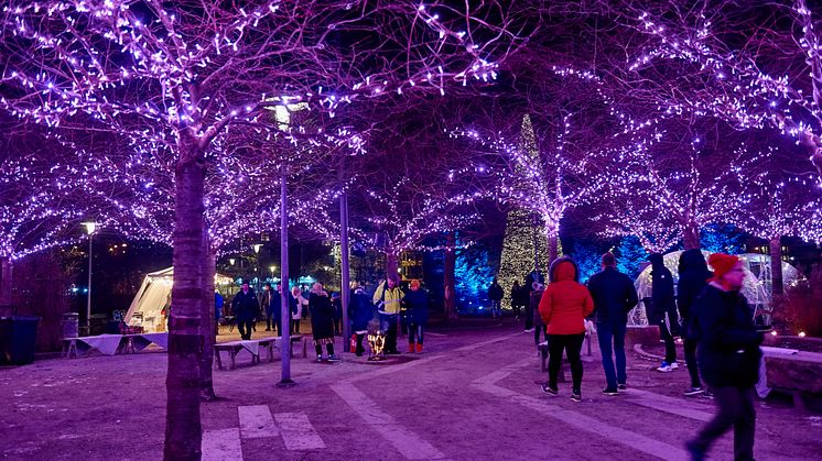 Den senaste upplagan av Drömljus 2018 lockade över 300 000 besökare till city som bland annat kunde ta del av 41 spektakulära ljusinstallationer som lyste upp stadskärnan.