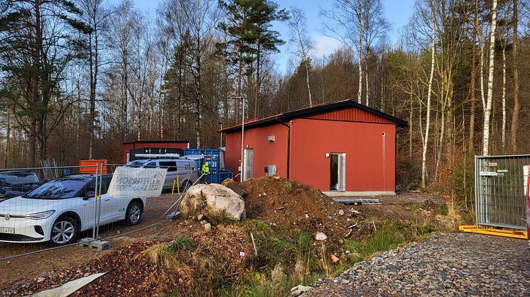 Källsjö vattenverk är ett av de mindre i Falkenbergs kommun.