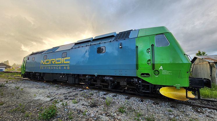 Class ME locomotive in Narvik, northern Norway