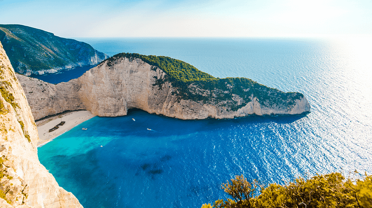 Navagio beach, Zakynthos  Foto: Jönköping Airport