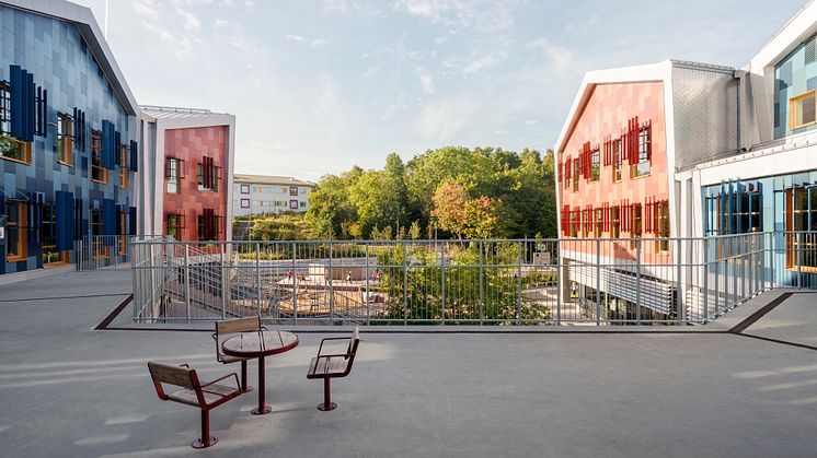 LINK Arkitektur står bakom utformningen av Torslandaskolan F-6. Foto: Felix Gerlach