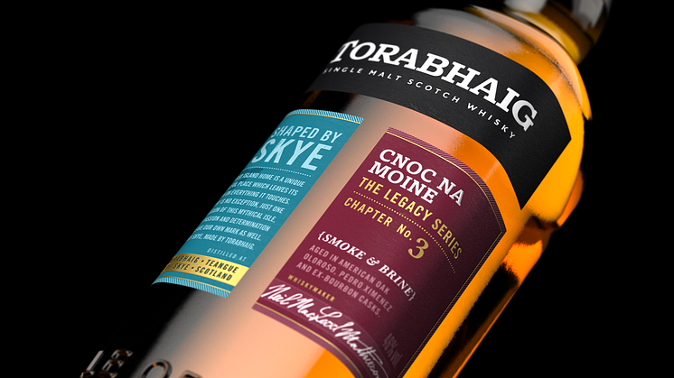 Tredje släppet från Torabhaigs The Legacy Serie Torabhaig Cnoc Na Moine Single Malt