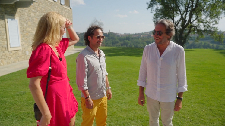 Jessica Almenäs, Markus Aujalay och Giorgio Rivetti