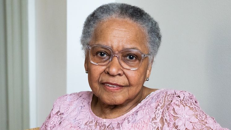 Gloria Ray Karlmark prisas för sin livsgärning. Foto: Nadja Hallström
