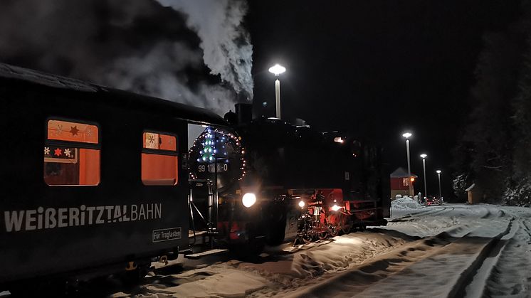 Bimmelbahn und Lichterglanz war auch in diesem Jahr ein voller Erfolg (Foto: VVO/Martin Schmidt)
