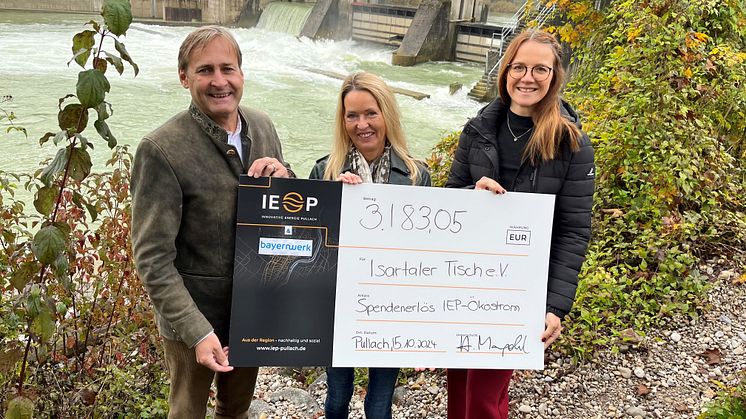 Spendenübergabe Isartaler Tisch