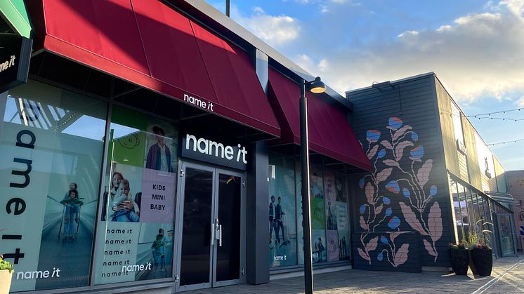 Danska Name It öppnar permanent butik på Hede Fashion Outlet – första outleten i Sverige