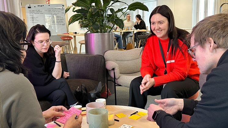Olika aktörer diskuterade i grupper hur sjukvårdssystemet kan bli lättare att förstå för alla.