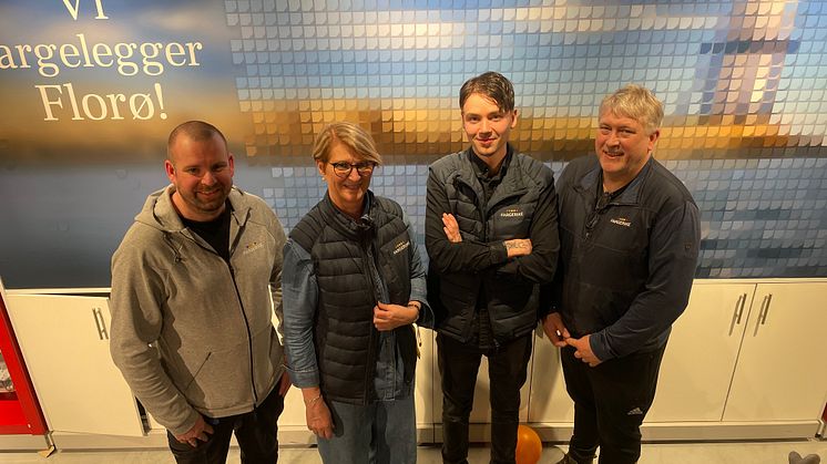 Ruben, Randi, Even og Jostein står klare for å hjelpe deg med å få det fint hjemme. 