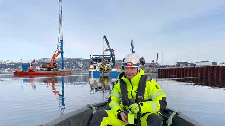 Mathias Skaar Strand (28) er ny prosjektansvarlig felt i Cautus Geo.